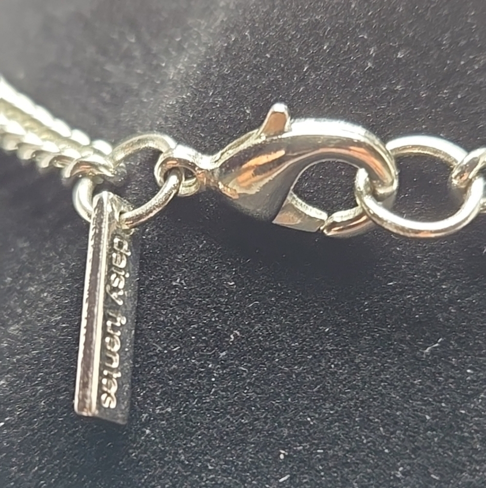 Daisy Fuentes Necklace Mixed Metal Copper Gold Silver Tone Adjustable 18” To 21" - Picture 9 of 10